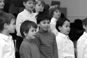 Jungs mit starker Stimme: am Anfang steht die kindliche Erlebniswelt. Foto: Landesmusikrat Hamburg