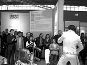 Messeimpressionen: Bärenreiter goes Mozart, Schott goes Elvis, ConBrio gets the audience. Foto: Iris Frey-Samlowski