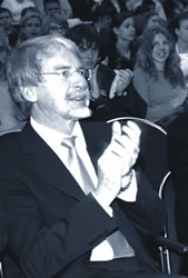 Reinhart von Gutzeit beim Preisträgerkonzert des Bundeswettbewerbes „Jugend musiziert“ 05. Foto: E. Malter