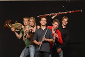 3. Preis für das Weimarer Bläserquintett. Foto: Catherina Hess.