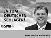 Kurt Beck wirbt für den deutschen Schlager.
