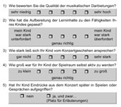 Abb. 1: Beispielfragen für einen Elternfragebogen