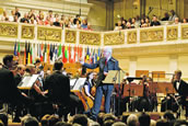 Das Foto zeigt Hans-Gert Pöttering (Präsident des Europäischen Parlaments und Schirmherr von young.euro.classic) im Konzerthaus am Gendarmenmarkt in Berlin. Foto: Kai Bienert/young.euro.classic