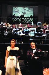 Nicht konzertant, sondern halbszenisch: Moritz Eggerts „Freax“ in der Oper Bonn. Foto: Thilo Beu/Oper Bonn