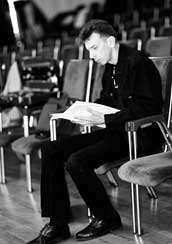 Erkki-Sven Tüür in der Alten Oper Frankfurt. Foto: Charlotte Oswald