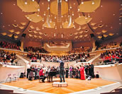 Probenarbeit zur Liederbörse im Kammermusiksaal der Berliner Philharmonie. Foto: Matthias Heyde