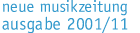 Ausgabe 2001/11